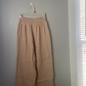 Jolie & Joy Tan Wide-Leg Pants